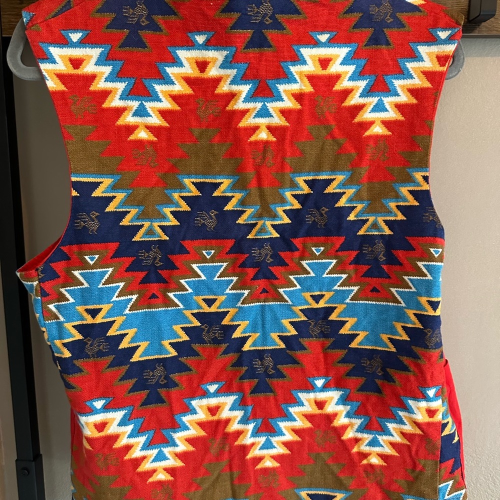 Colorful Geometric Pattern Handmade Vest - Picture 2 of 6